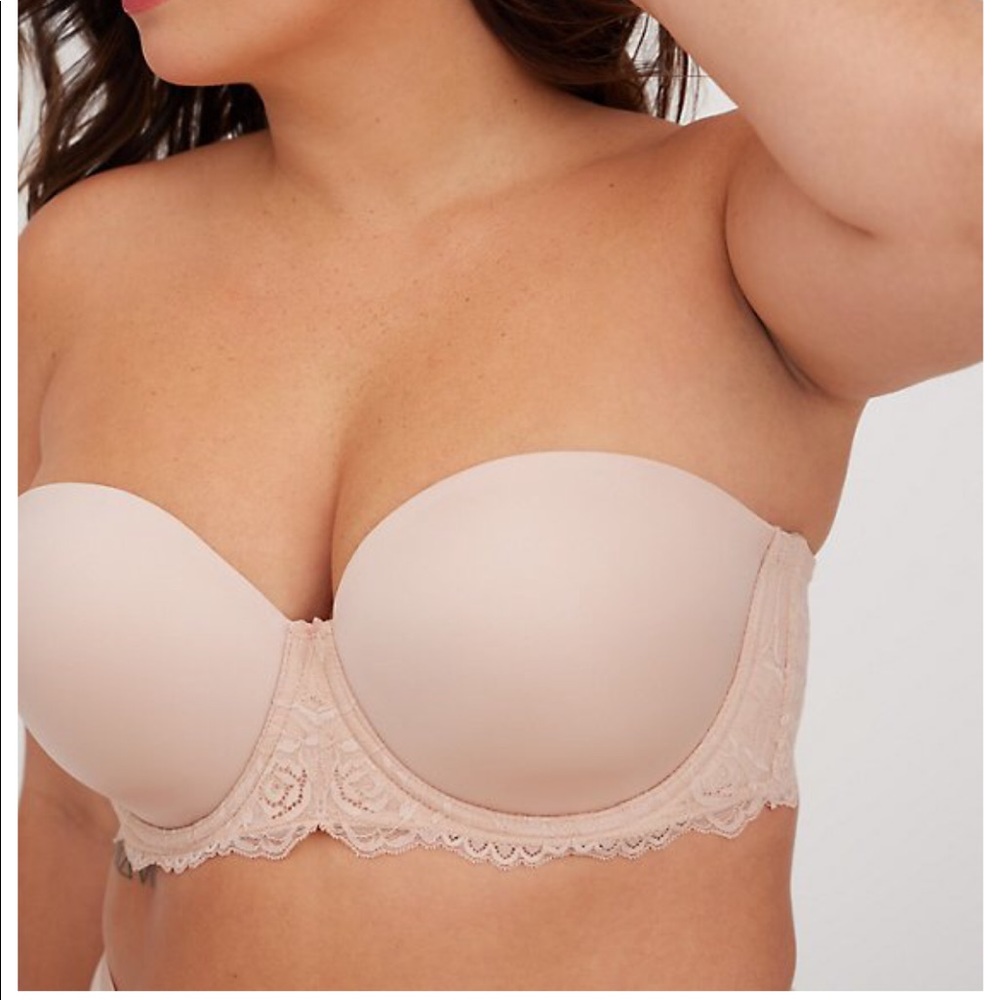 Torrid Curve Microfiber Push-Up Bra Multi-Way Euc - image 4